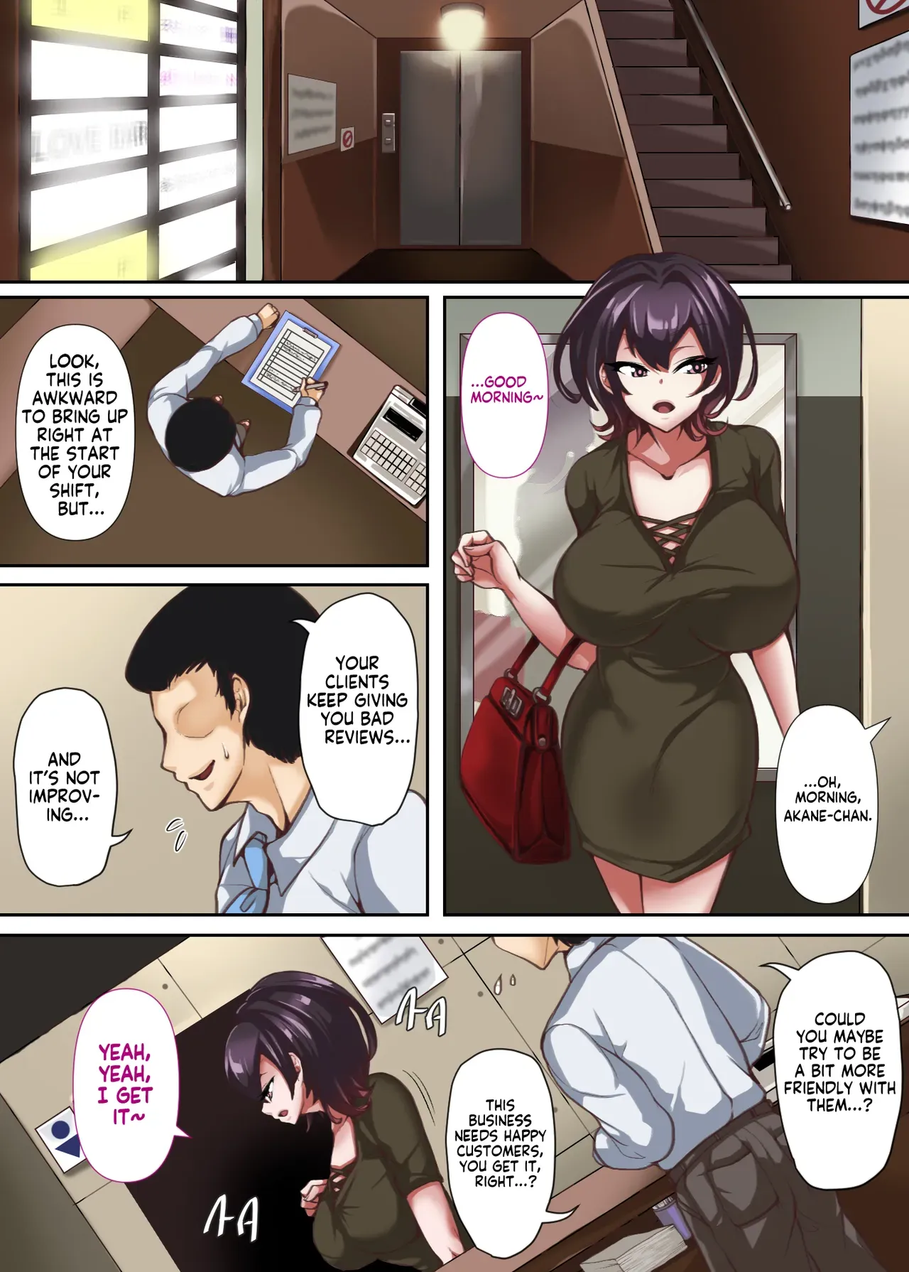 [Mitsumitsu Niku] Taido Warui Jou wa Otoshigai Arimasu | This Bratty Prostitute Was Easy To Break [English] [KM_42] - Page 5
