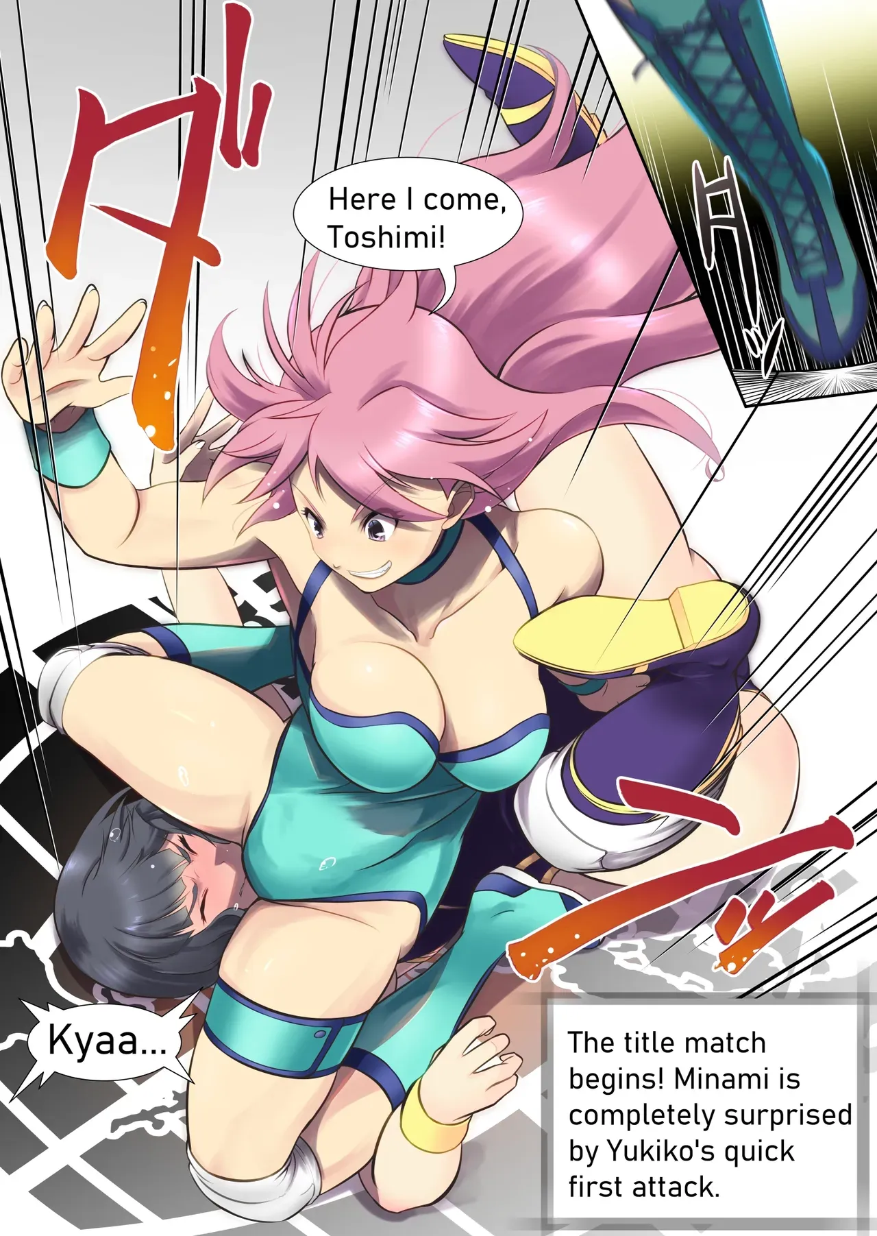 Wrestle Showdown! -Ice Angel- - Page 4