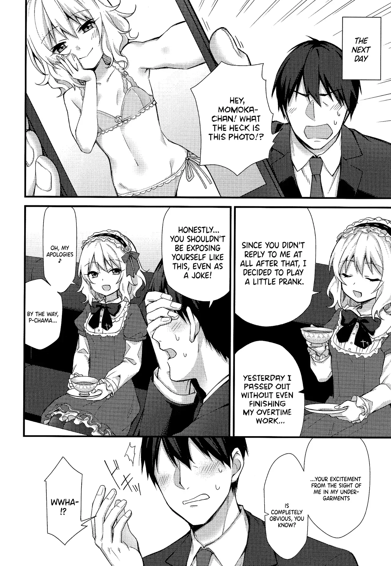 (C101) [Rabbit-trèfle (Yuiazu Nanoha)] Momoka no Yuuwaku / Momoka's Seduction (THE IDOLM@STER CINDERELLA GIRLS) [English] {Doujins.com} - Page 5