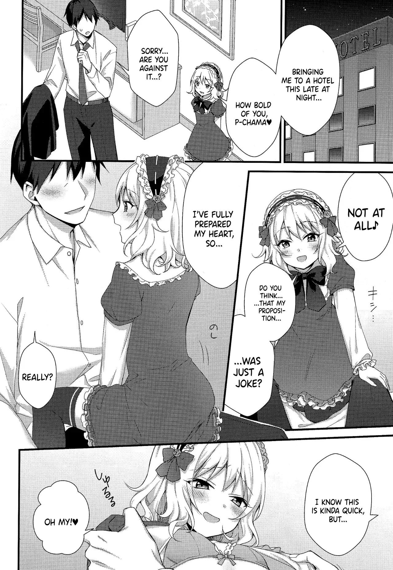 (C101) [Rabbit-trèfle (Yuiazu Nanoha)] Momoka no Yuuwaku / Momoka's Seduction (THE IDOLM@STER CINDERELLA GIRLS) [English] {Doujins.com} - Page 9