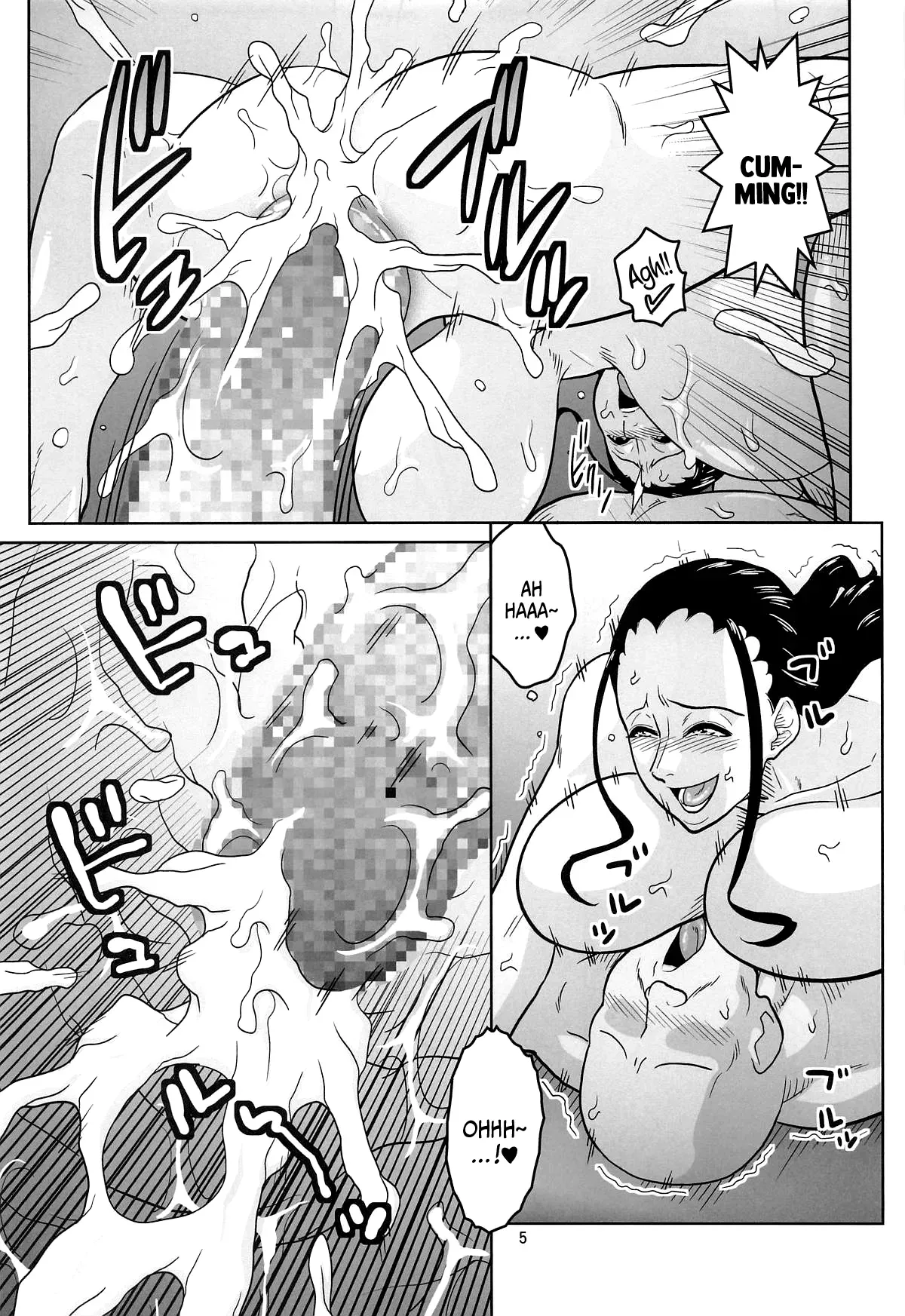 [ACID-HEAD (Murata.)] Nami to Robin no Dekamara  Fudeoroshi 2 /  Nami And Robin Taking A Huge Dick's Virginity 2 (One Piece) [English] {Doujins.com} - Page 5