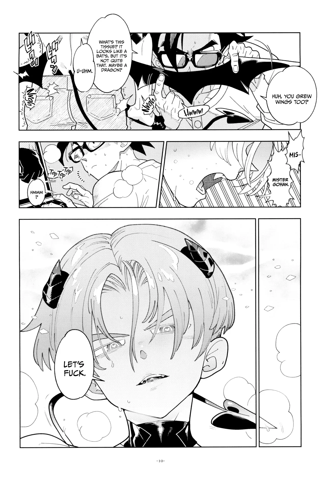 [Article 60 of Criminal Code (Shuhan)] Torankusu kun sakyubasu ni naru (Dragon Ball Z) - Page 10