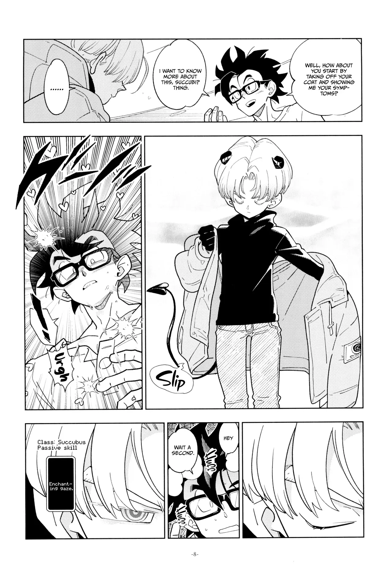 [Article 60 of Criminal Code (Shuhan)] Torankusu kun sakyubasu ni naru (Dragon Ball Z) - Page 8