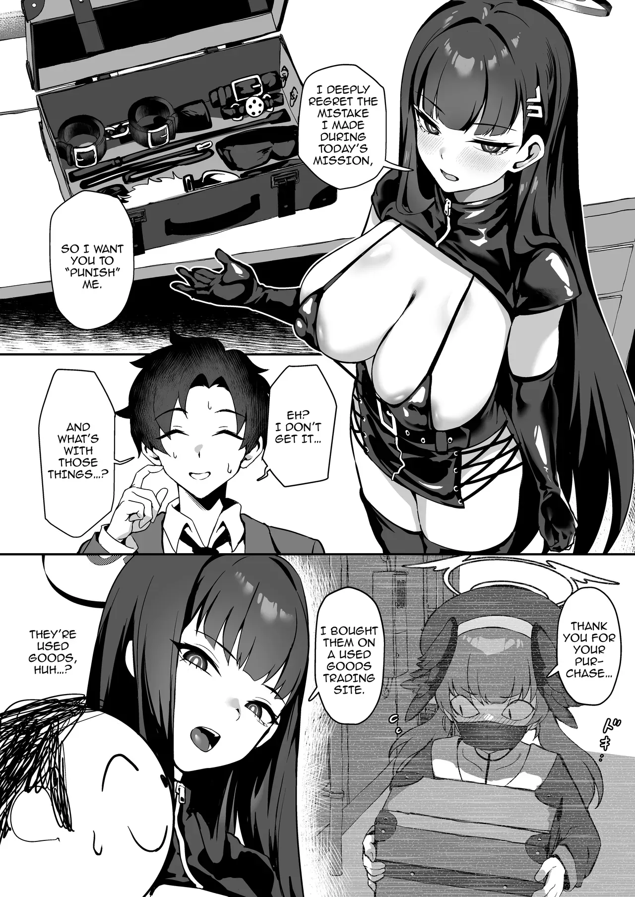 [Jirufans (Jirusu)] Sensei Onegai Watashi o Basshite Kudasai. - Sweet Discipline (Blue Archive) [English] [Doujins.com] [Digital] - Page 5