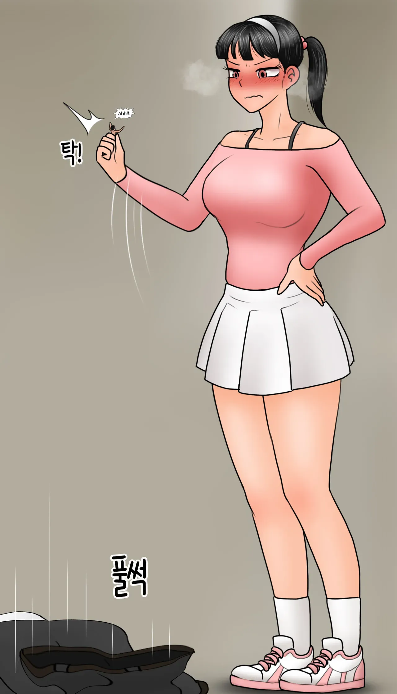 [Philia-DeviantArt] 축소화 능력을 가진 여친한테 밟히는 만화 Shirinked by GF [English] - Page 6