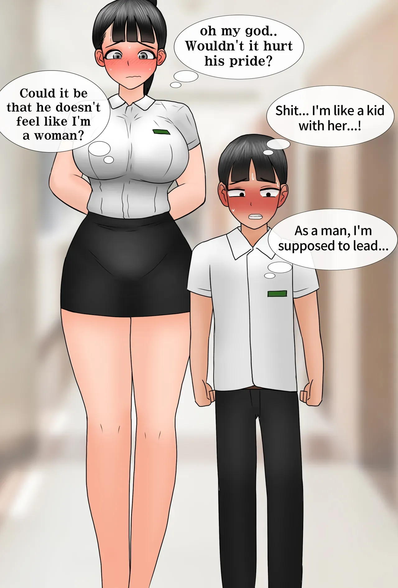 [Philia-DeviantArt] 커진 여친 Girlfriend has grown up [English] - Page 8