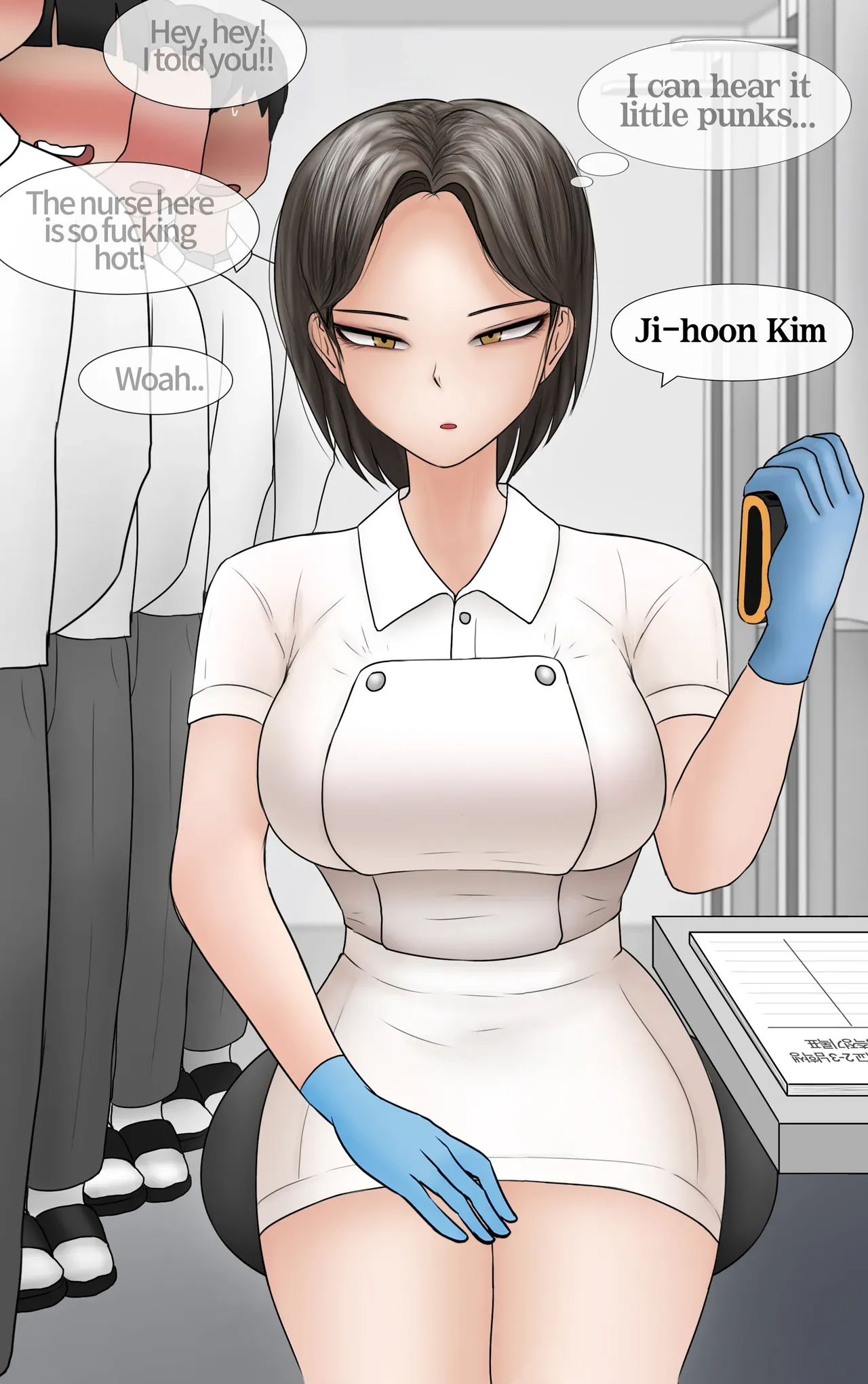[Philia-DeviantArt] 쿨계 간호사 여친이 내 작은 꼬추를 너무 좋아함 Cool nurse GF obsessed my tiny dick [English] - Page 3