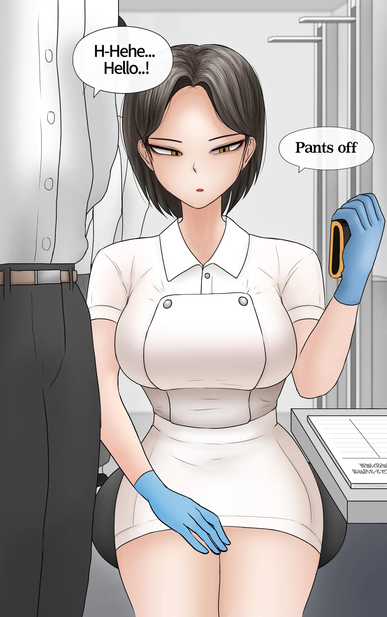 [Philia-DeviantArt] 쿨계 간호사 여친이 내 작은 꼬추를 너무 좋아함 Cool nurse GF obsessed my tiny dick [English] - Page 4