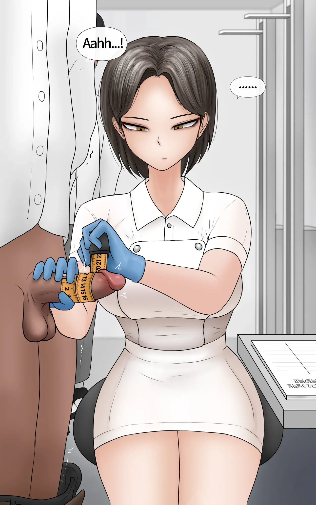 [Philia-DeviantArt] 쿨계 간호사 여친이 내 작은 꼬추를 너무 좋아함 Cool nurse GF obsessed my tiny dick [English] - Page 7