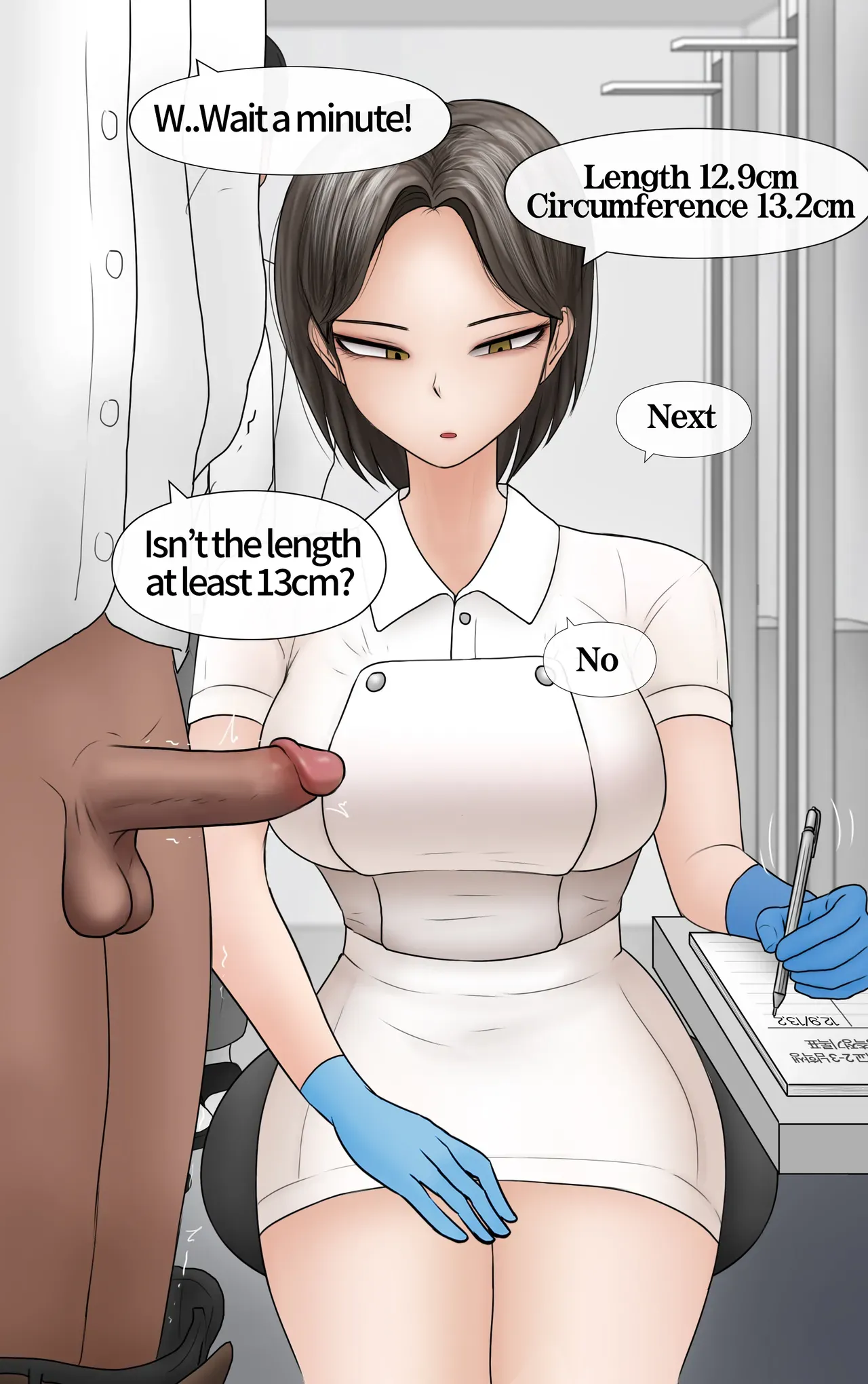 [Philia-DeviantArt] 쿨계 간호사 여친이 내 작은 꼬추를 너무 좋아함 Cool nurse GF obsessed my tiny dick [English] - Page 8