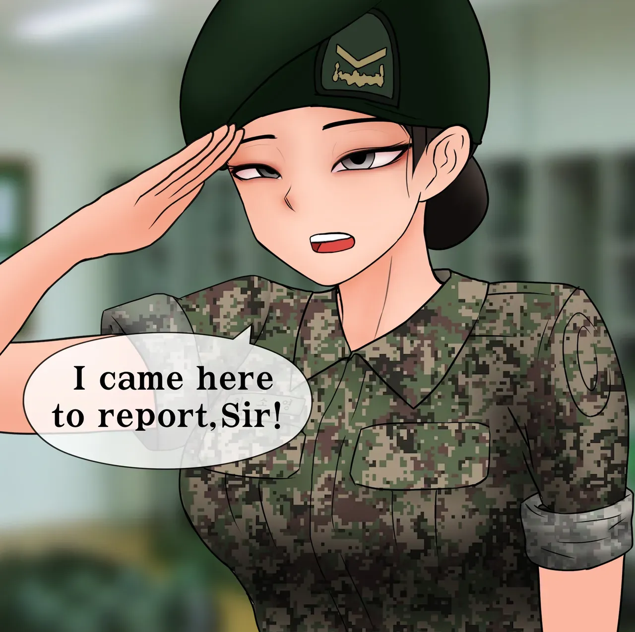 [Philia-DeviantArt] 하사 여친 네토라세 Soldier netorase [English] - Page 1