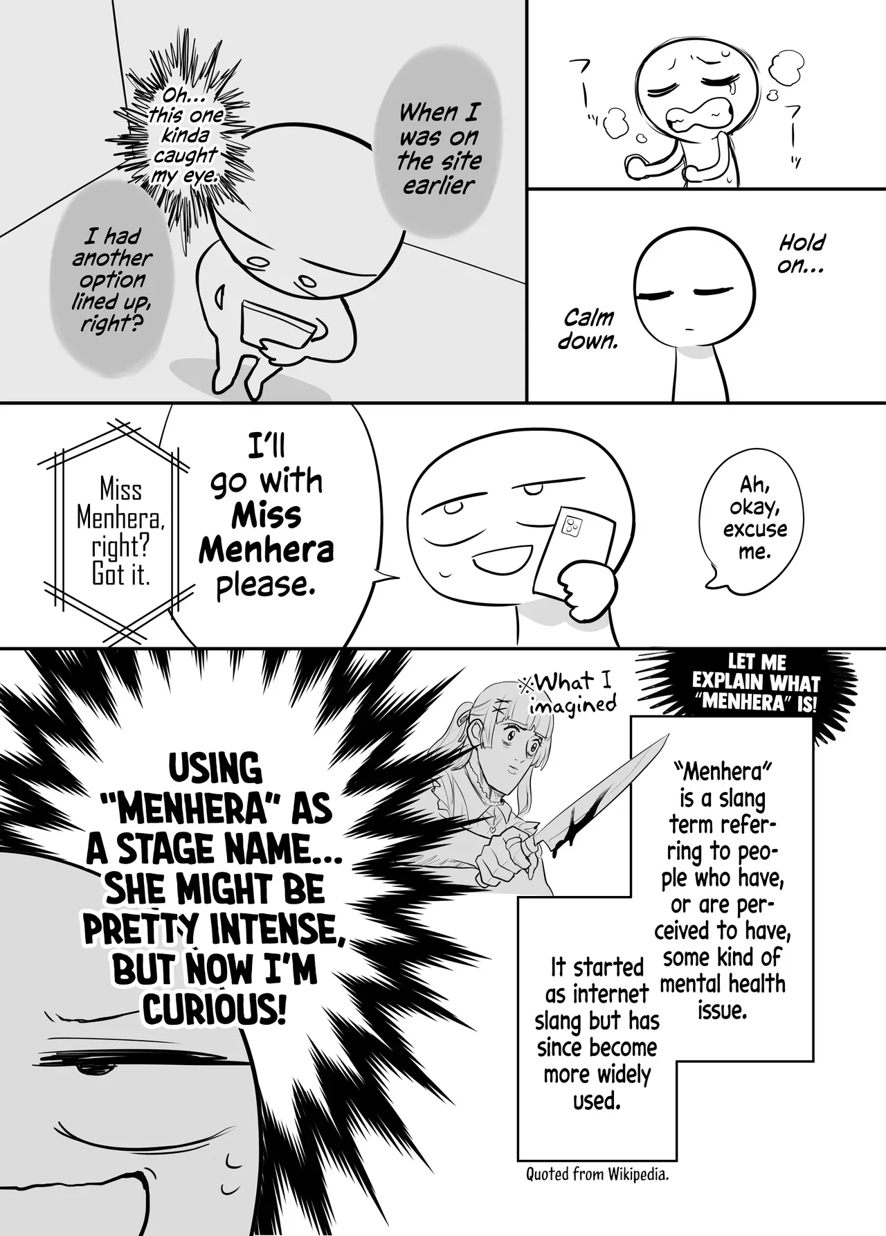 [Ricochet] Menhera Chanto Ecchina Koto Shita Manga | A Manga About Having Sex with a Mentally Unstable Girl [English] [ConTL + u_watanabe] - Page 5