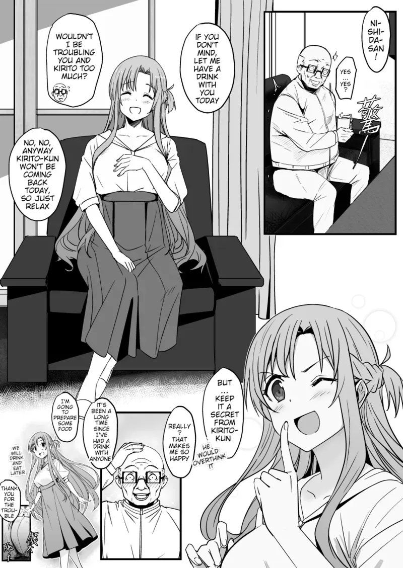[Oninarasu] Asuna - Nishida 2 (Sword Art Online) [English] (Decensored) - Page 8
