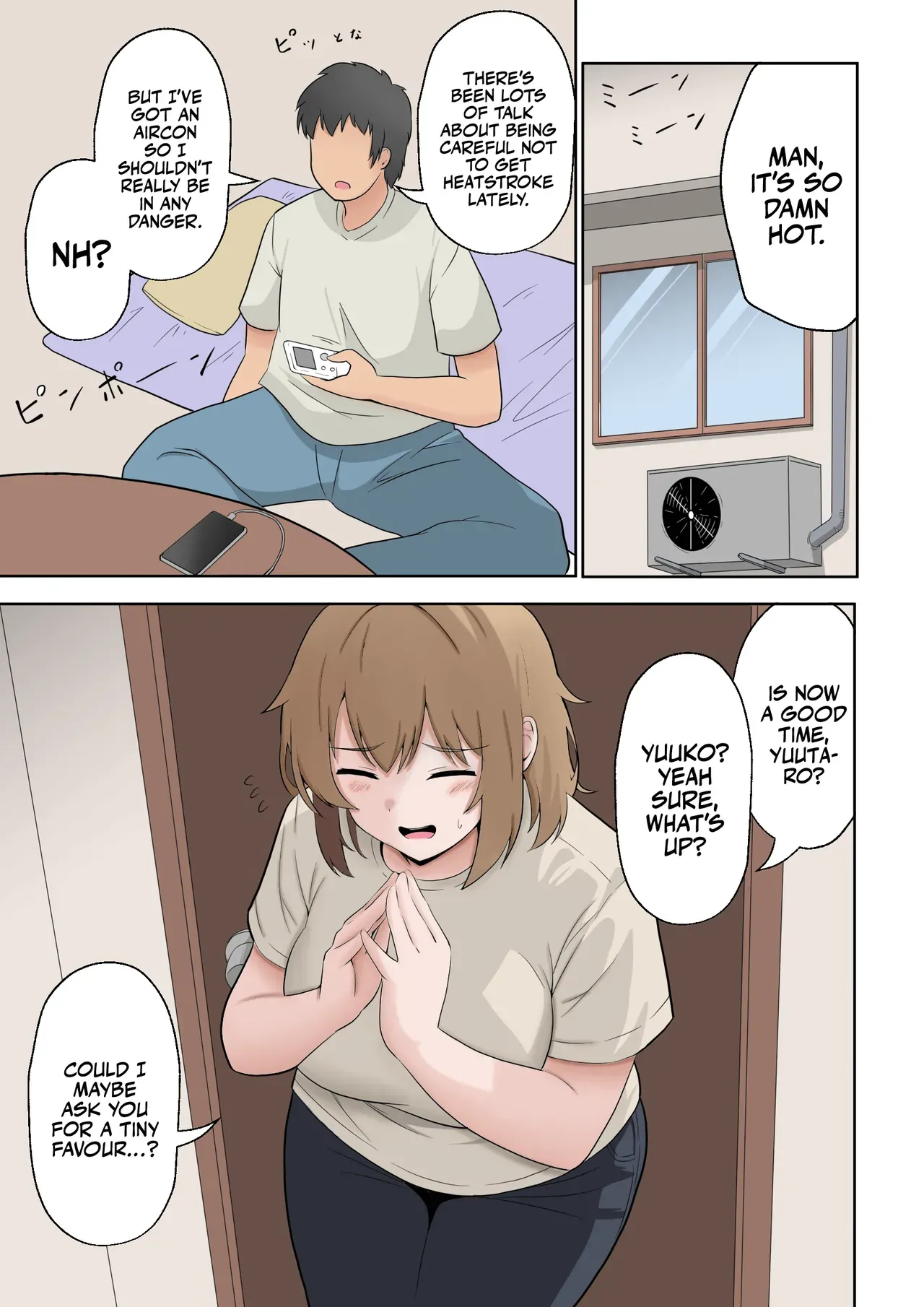 [Ampullaria] Apart no Otonari-san ga Yarasete Kureru Hanashi My Nextdoor Neighbor Let Me Fuck Her [English] [Colorized] - Page 4