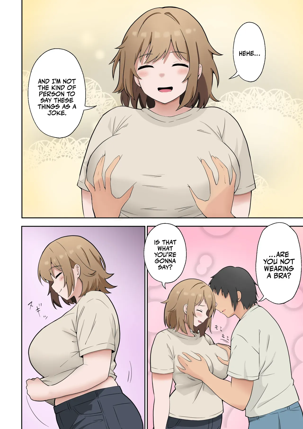 [Ampullaria] Apart no Otonari-san ga Yarasete Kureru Hanashi My Nextdoor Neighbor Let Me Fuck Her [English] [Colorized] - Page 9