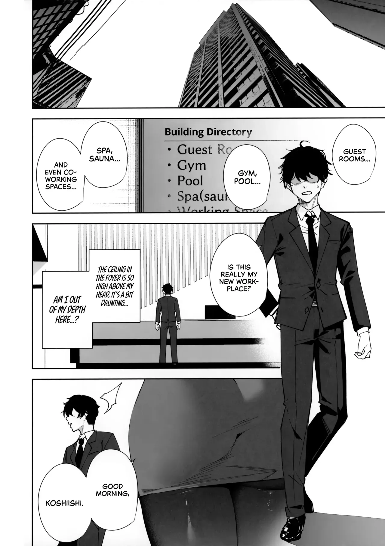 [Ink Complex (Tomohiro Kai)] Tower Residence Setsuguka Taiouchuu | Tower Reception, at your Service! [English] [Cuddlebuns] (decensored) - Page 5