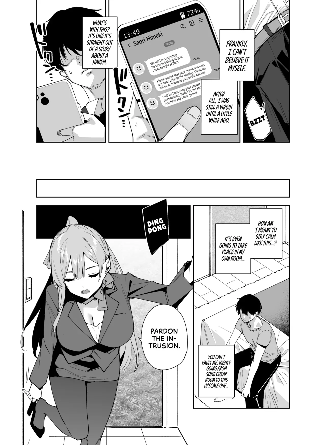 [Ink Complex (Tomohiro Kai)] Tower Residence Setsugu-ka Taiou-chuu 2 | Tower Reception, at your Service! 2 [English] [Cuddlebuns] [Digital] (decensored) - Page 6