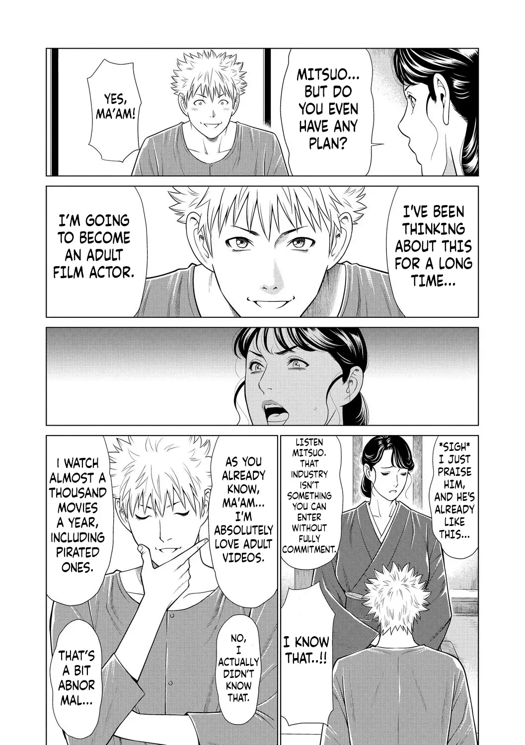 [Takasugi Kou] Mitsuo And Madam Boss Story (Fratina Jukujo) [English] - Page 3