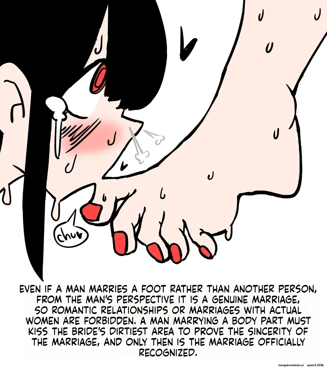 [Au79] Marrying the feet of the girl I like (Pixiv) [English] [MTL] - Page 3