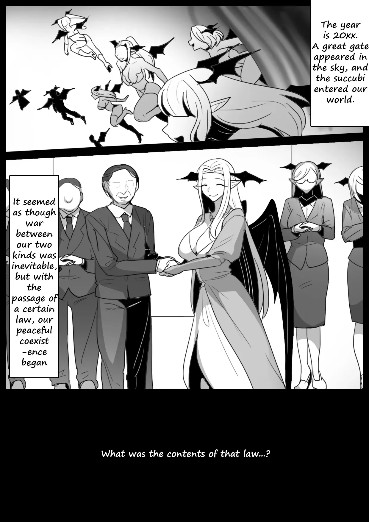 [Permission] A story about a law being passed, where anyone who harms a woman gets sent to a Succubus farm! - Page 2
