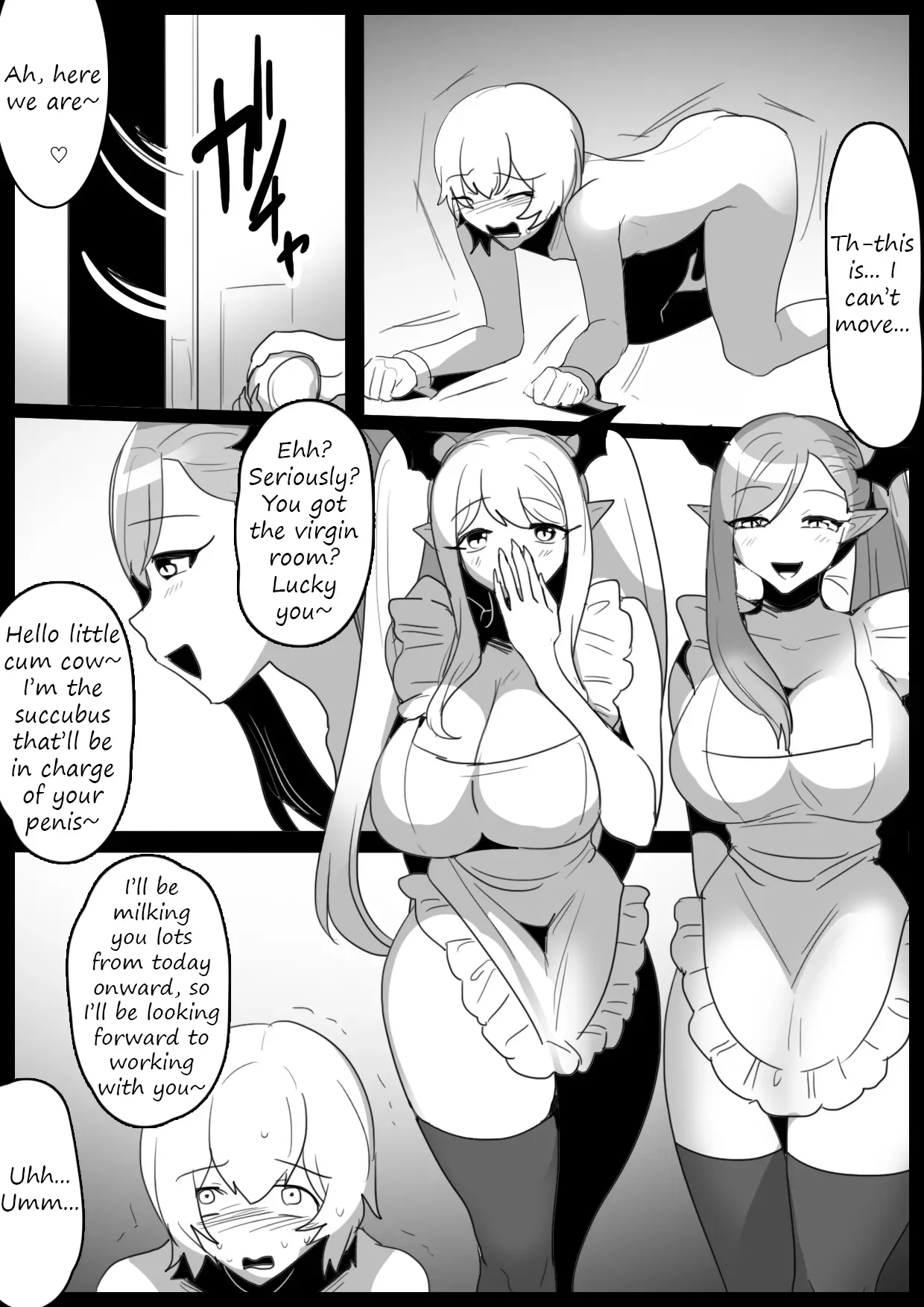 [Permission] A story about a law being passed, where anyone who harms a woman gets sent to a Succubus farm! - Page 7