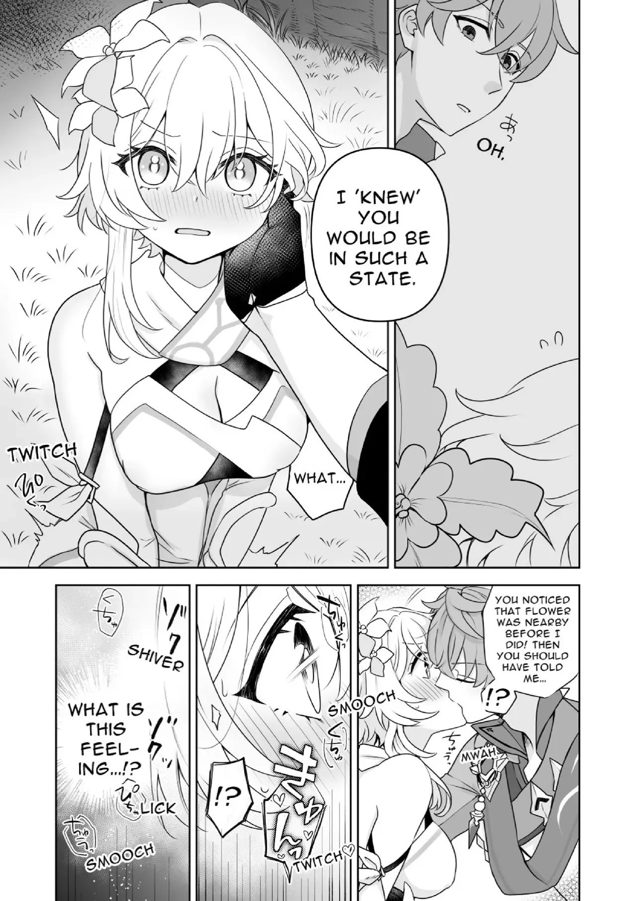 [Morimoriya (Shikanoo Derako)] Hana to Tawamure (Genshin Impact) [English] - Page 8
