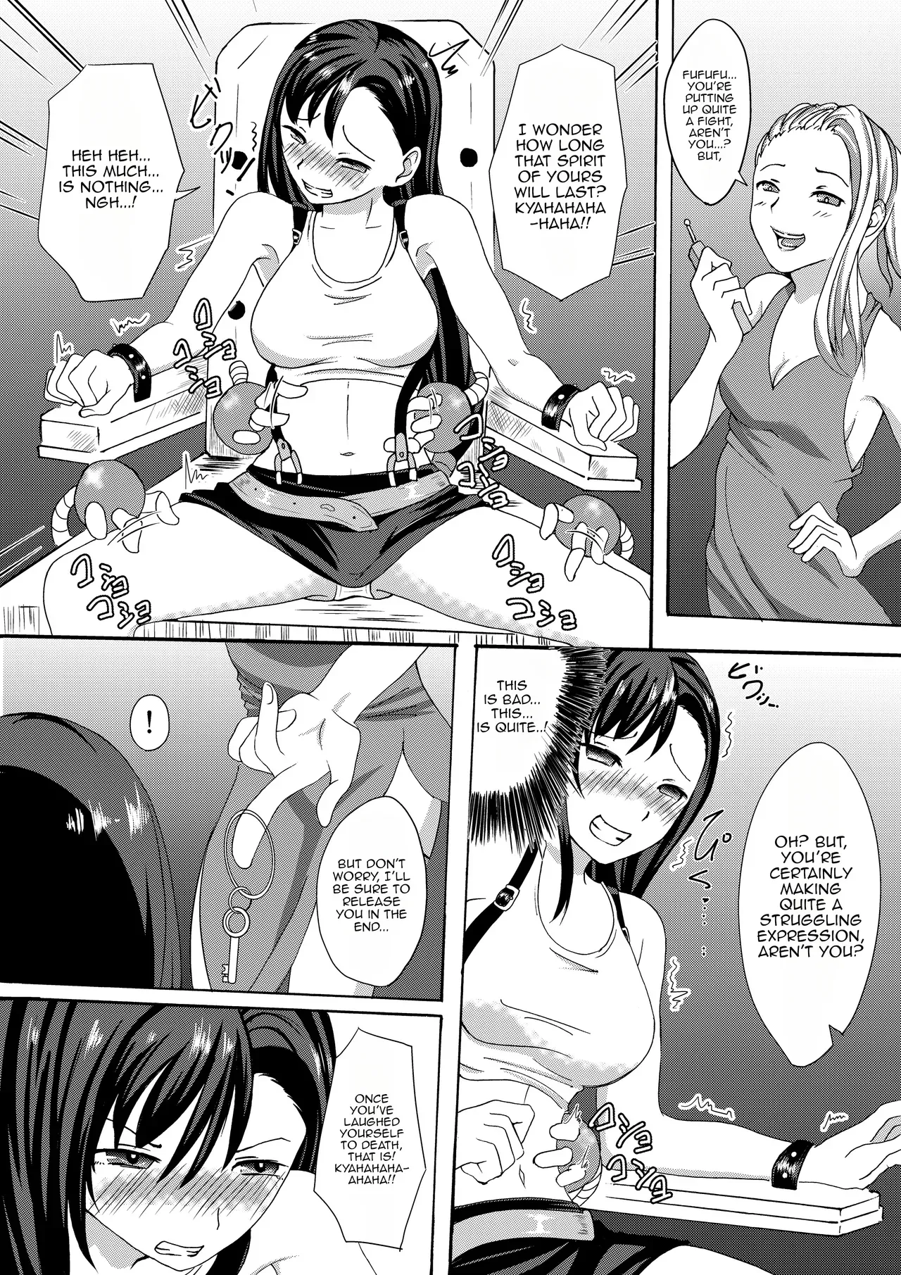 [liberum (liberu+)] Tifa Kusuguri Shokei | Tifa's Ticklish Execution [English] - Page 2