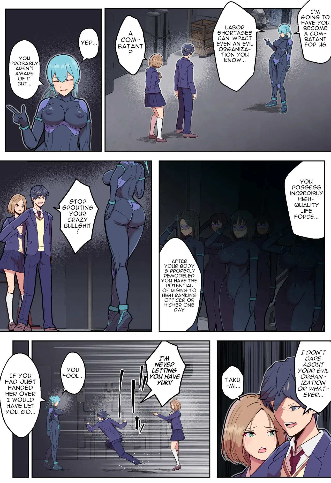 [Arujima] Akuochi Heroine no Futanari Chinpo ni Kanojo ga NTRte Sentouin Nisareru Hanashi | The Story of a Girlfriend Being NTR'd by a Fallen Heroine's Futanari Cock and Turned into a Combatant [ENG] - Page 5