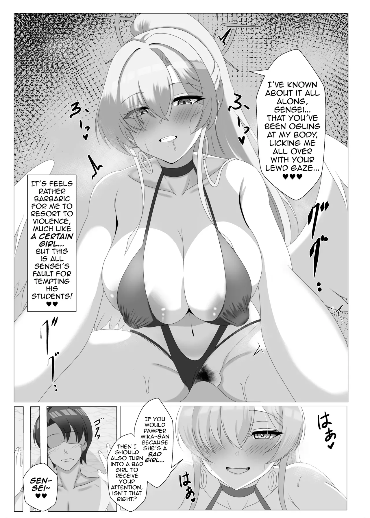 [Hajime Warabe-tei (Shidoutei)] Tea Time ni wa Sensei o Soete ♥︎ | "Tea Time" (Steamy Sex), Along with "Sensei" (Master) ♥︎ (Blue Archive) [English] [DeppoTL] - Page 4
