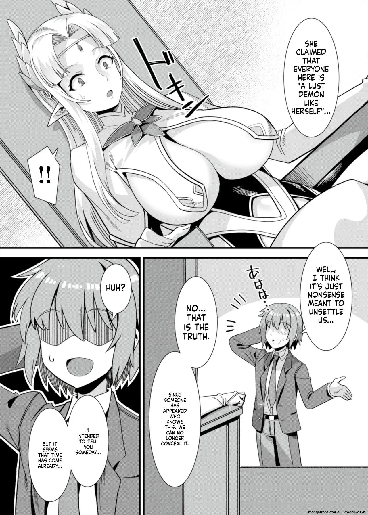 [Refrevo Comic (Harigane Shinshi)] Oujo to Himekishi o Party de Rouraku shite Yotsugi o Tsukutte Boukoku o Sukuu Tame ni Harem Ecchi ~Otoko ga Umarenai Isekai e Shoukan sareta Ore ga Heroine o Ategawarete Kozukuri Ecchi 5~ [Digital] (SCANMTL) - Page 4