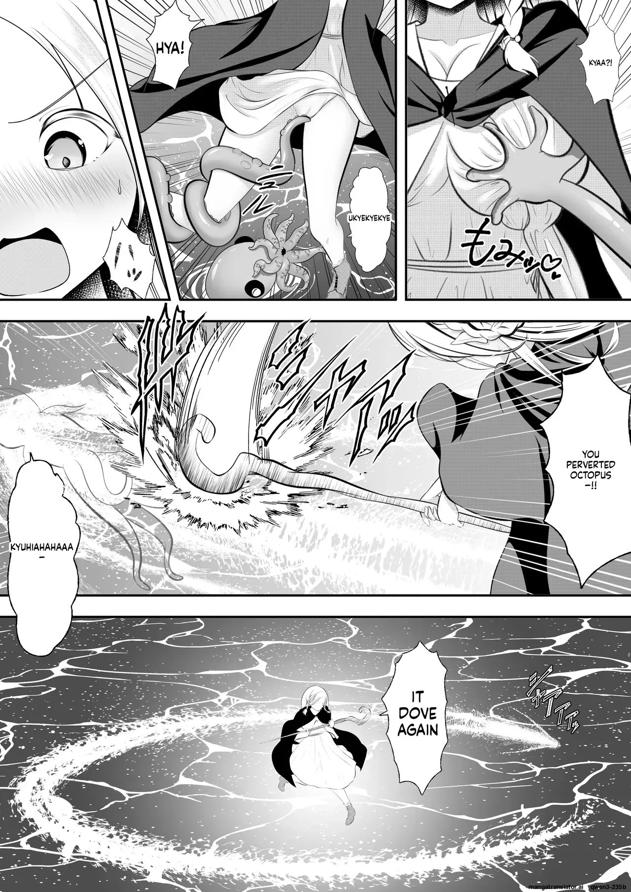 [Hotori no Koya] Elf Haiboku Octopacus Shokushu Kangoku (SCANMTL) - Page 10