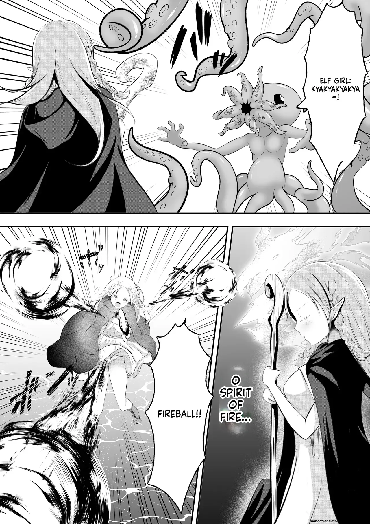 [Hotori no Koya] Elf Haiboku Octopacus Shokushu Kangoku (SCANMTL) - Page 6