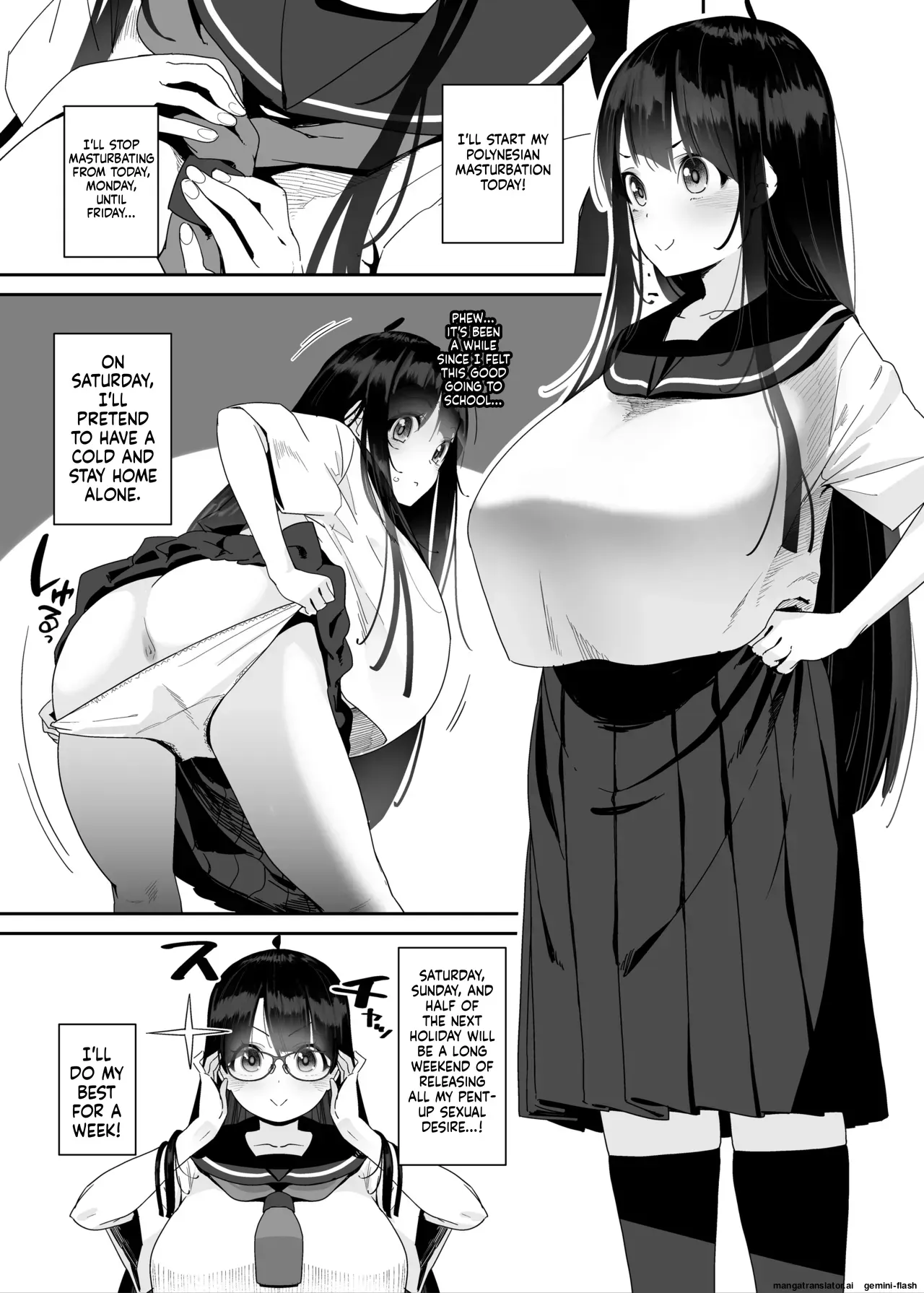 [Condiment Moderately (Maeshima Ryou)] Dosukebe Kyonyuu Joshi ga Oki ni Iri Dildo to Ichaicha Polynesian Sex Suru Hanashi [English] [MTL] - Page 10