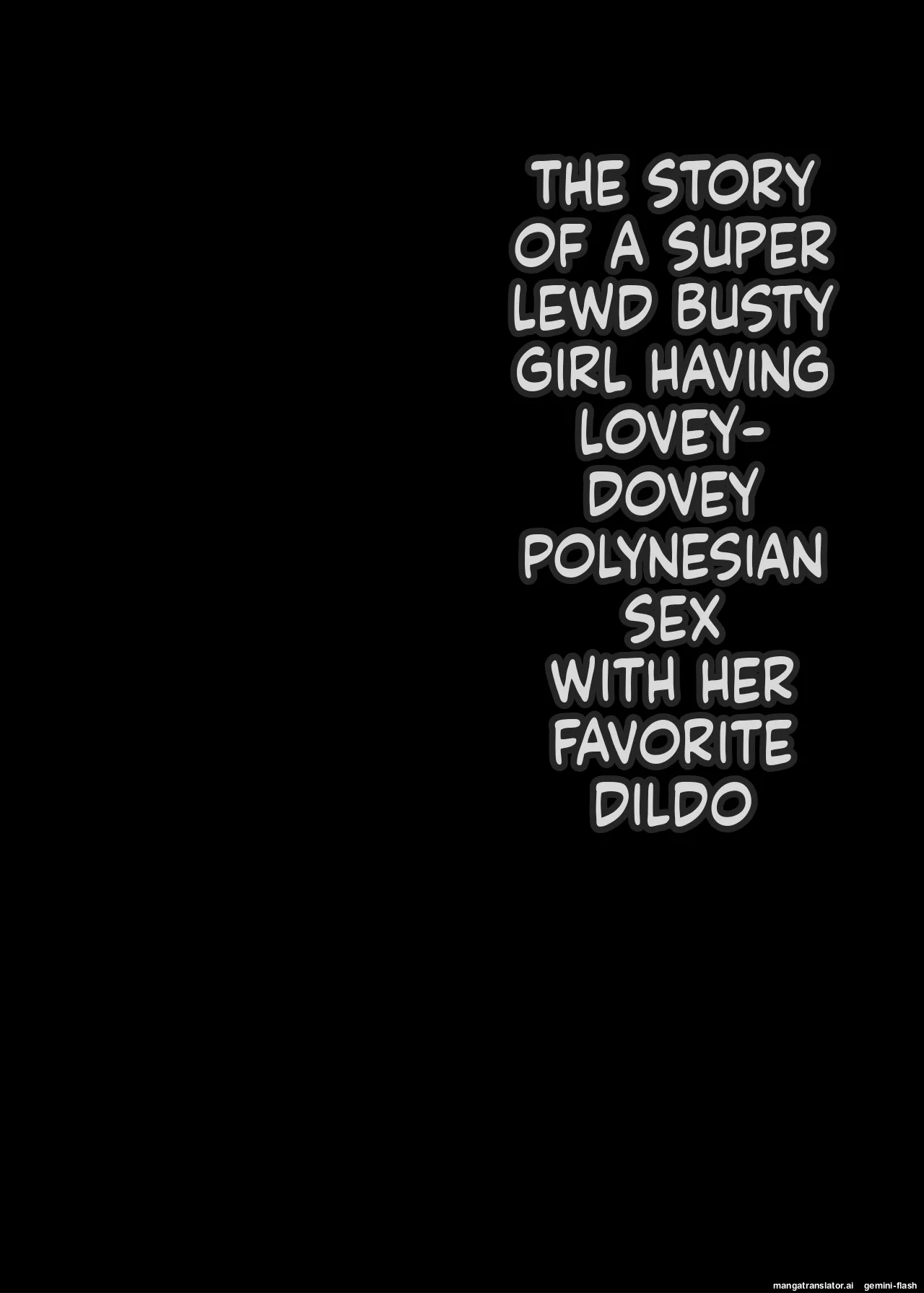 [Condiment Moderately (Maeshima Ryou)] Dosukebe Kyonyuu Joshi ga Oki ni Iri Dildo to Ichaicha Polynesian Sex Suru Hanashi [English] [MTL] - Page 3