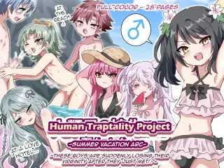 [Lyrical Seeki] Jinrui Otokonoko-ka Keikaku Natsuyasumi Hen ~Shotaimen no Otoko no Ko-tachi to ikinari Hatsu-Ecchi!?~|Human Traptality Project Summer Vacation Arc ~These Boys are Suddenly Losing Their Virginity After They Just Met!?~ cover