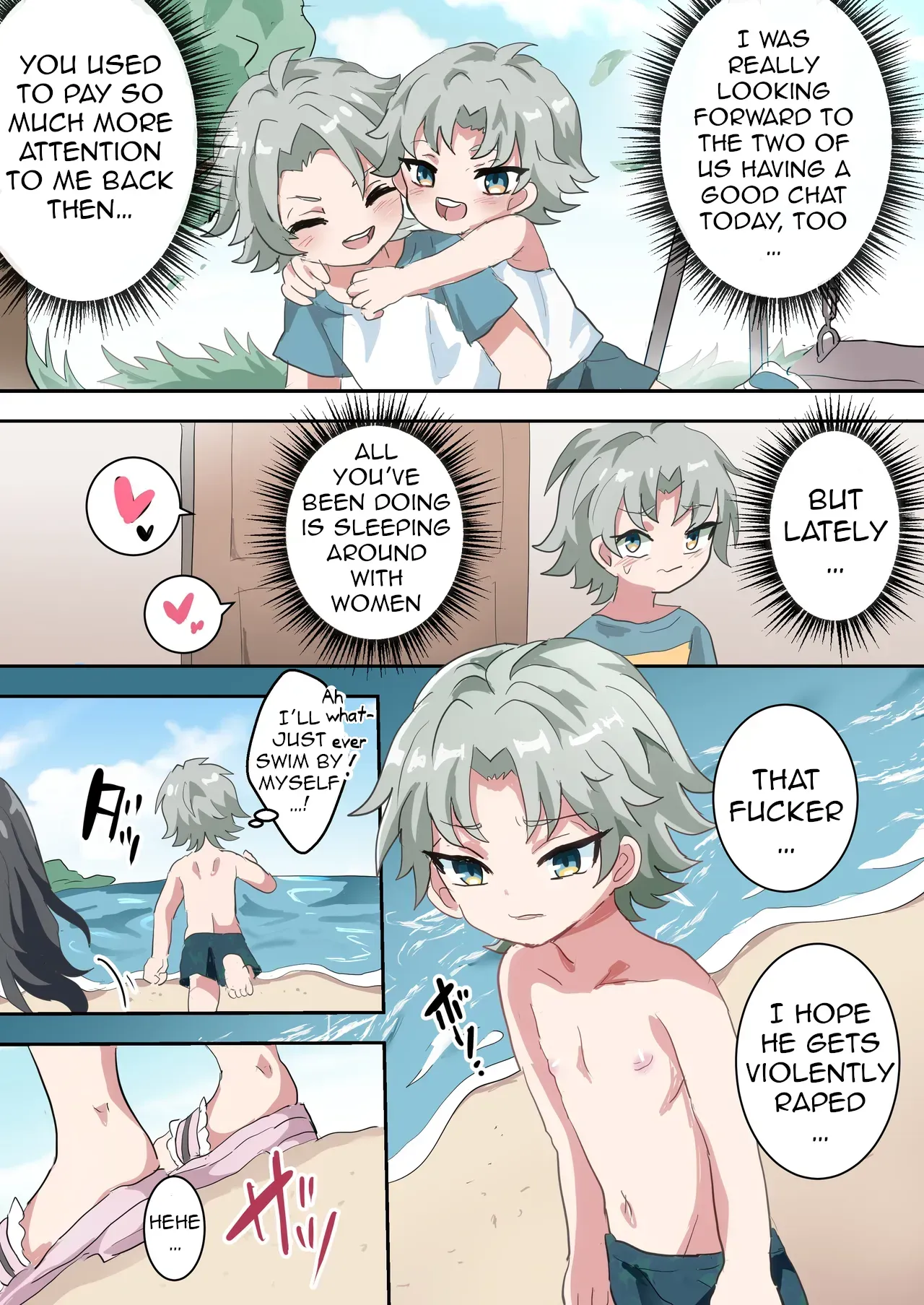 [Lyrical Seeki] Jinrui Otokonoko-ka Keikaku Natsuyasumi Hen ~Shotaimen no Otoko no Ko-tachi to ikinari Hatsu-Ecchi!?~|Human Traptality Project Summer Vacation Arc ~These Boys are Suddenly Losing Their Virginity After They Just Met!?~ - Page 3