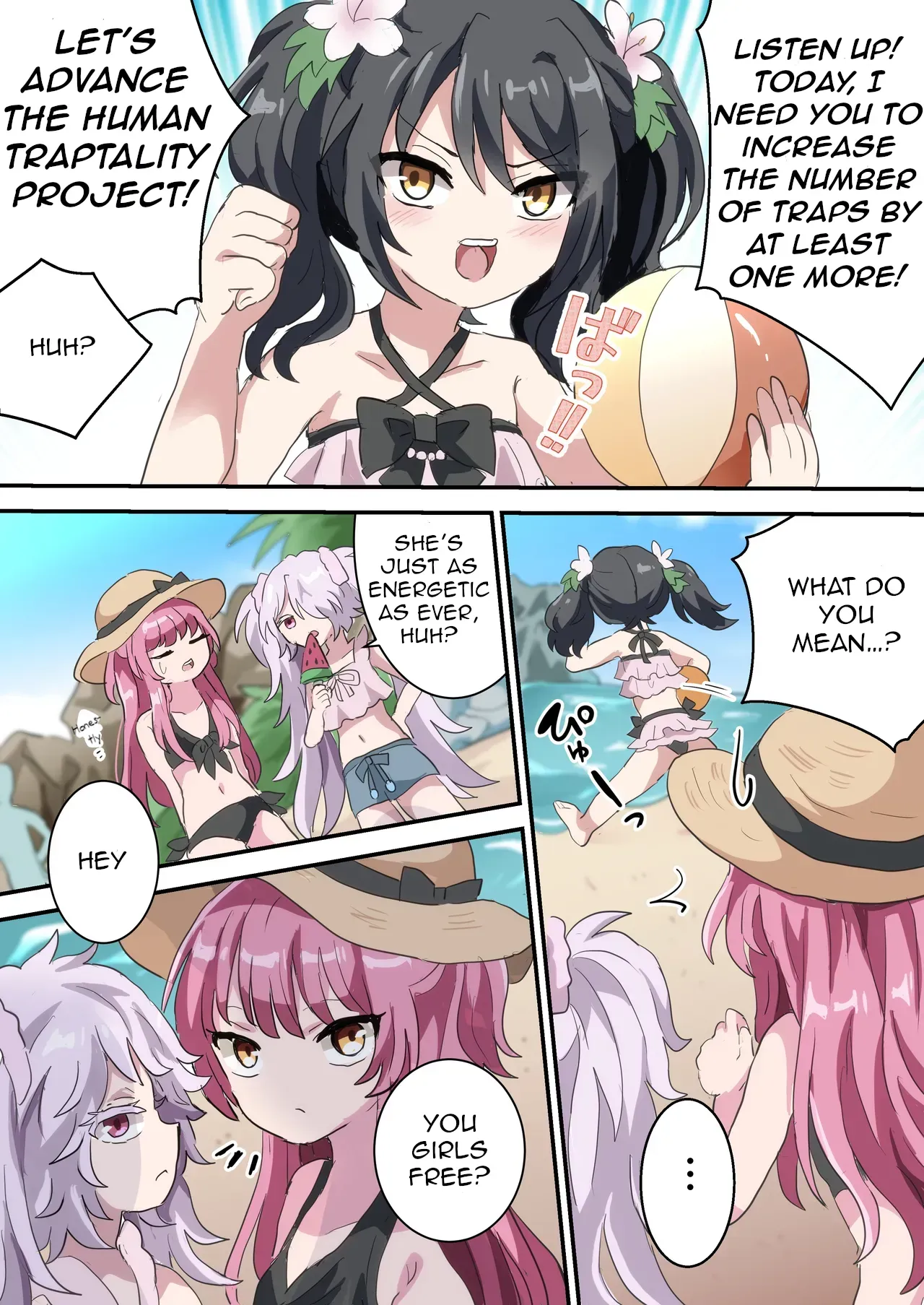[Lyrical Seeki] Jinrui Otokonoko-ka Keikaku Natsuyasumi Hen ~Shotaimen no Otoko no Ko-tachi to ikinari Hatsu-Ecchi!?~|Human Traptality Project Summer Vacation Arc ~These Boys are Suddenly Losing Their Virginity After They Just Met!?~ - Page 5