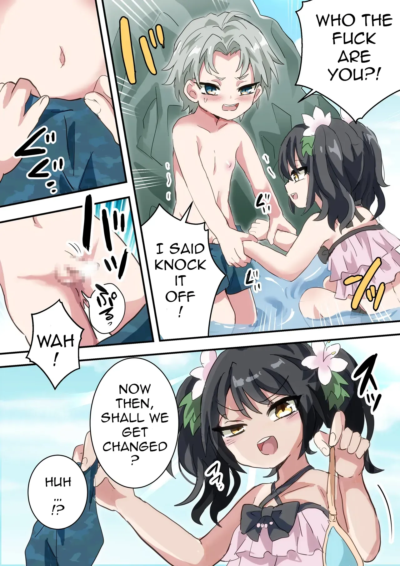[Lyrical Seeki] Jinrui Otokonoko-ka Keikaku Natsuyasumi Hen ~Shotaimen no Otoko no Ko-tachi to ikinari Hatsu-Ecchi!?~|Human Traptality Project Summer Vacation Arc ~These Boys are Suddenly Losing Their Virginity After They Just Met!?~ - Page 7