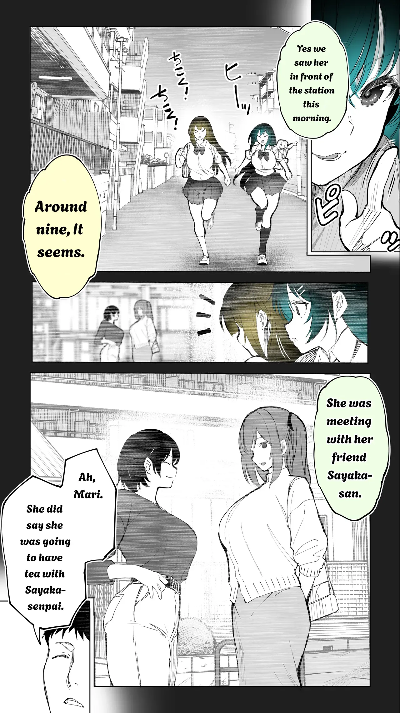 Jimoto no Hame Tomo. ''Kinjo no Niransei Futago C, U'' Mumou-ban｜My Hometown Fuck buddy. "Twin sisters C and U from the neighborhood" - Page 9
