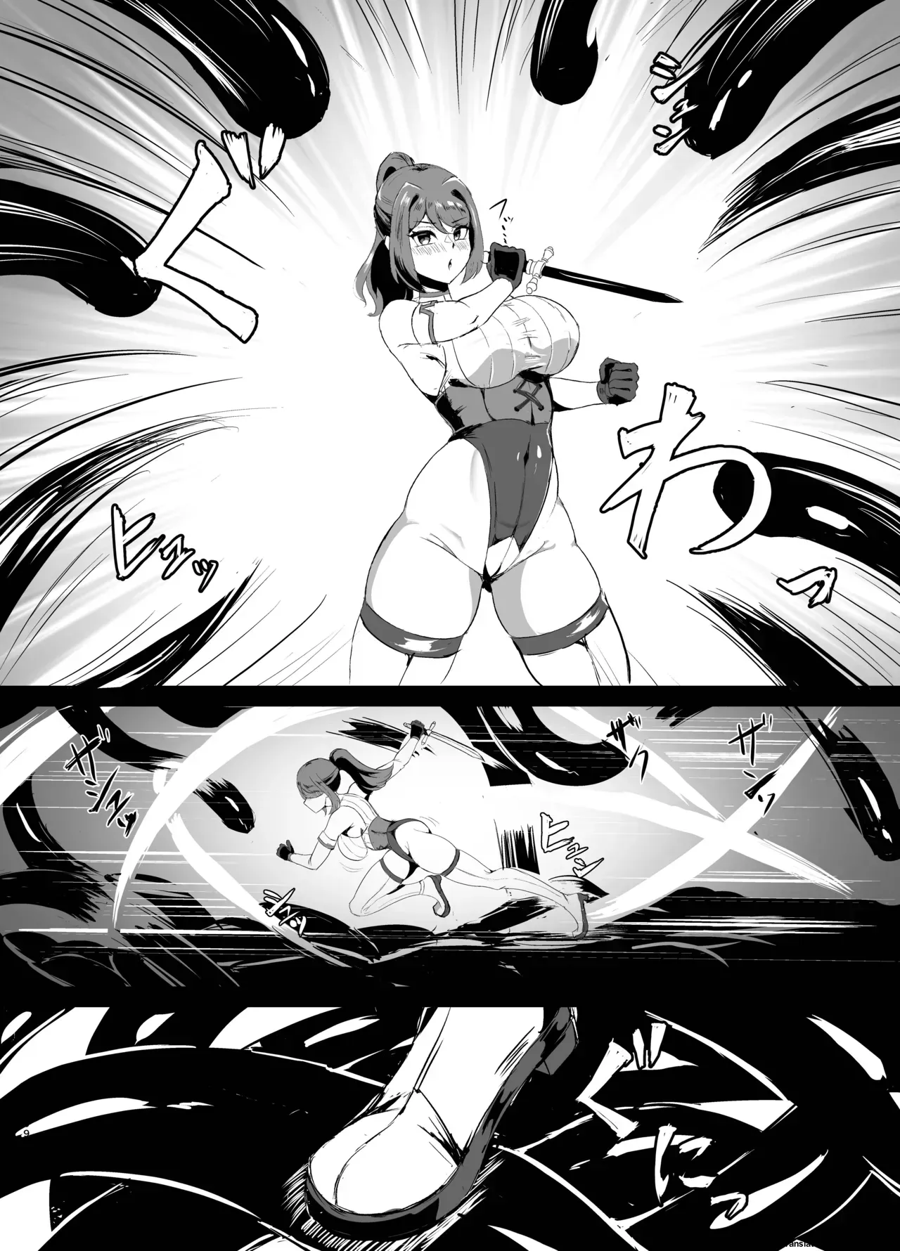 [Torigara Soup (Yotaka)] Wakate Elite na Seijo Kishi-sama, Kyouaku Shokushu ni Shiborareru ~Mugen ni Ikasare Buzama Haiboku Maryokujiru Tarenagashi Genkai Energy Drain Hen~ (SCANMTL) - Page 7