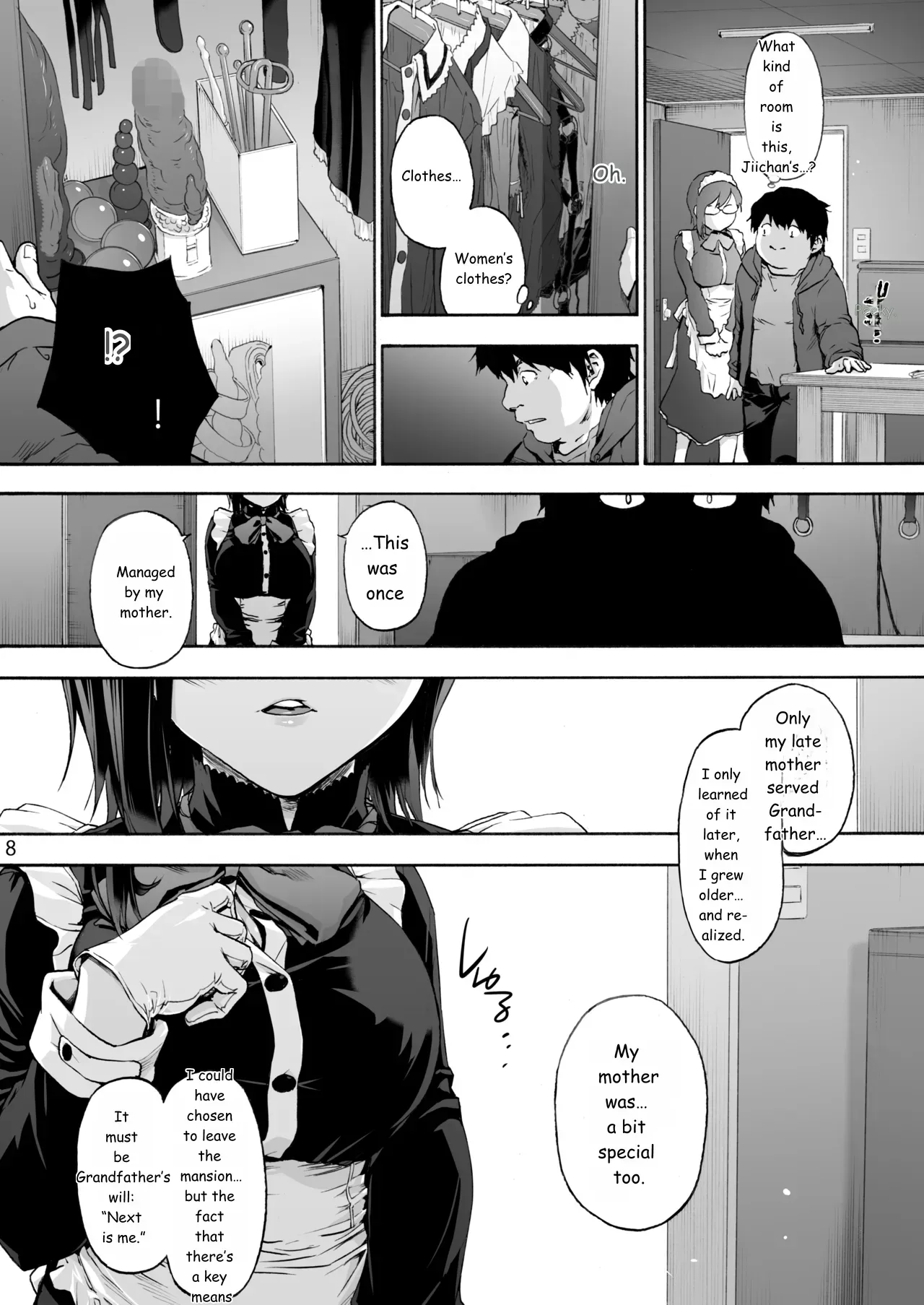 Sousou meikan Futanari Maidsan wa Seiyoku ga Tsuyoi - Page 10