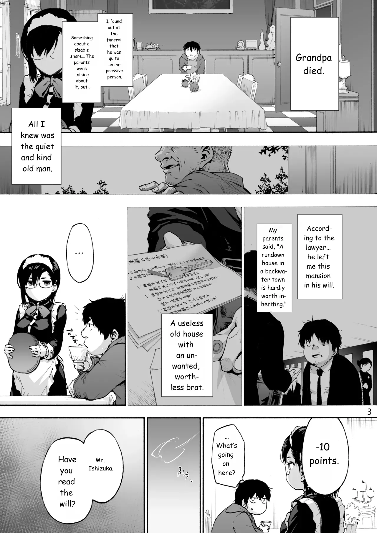 Sousou meikan Futanari Maidsan wa Seiyoku ga Tsuyoi - Page 5