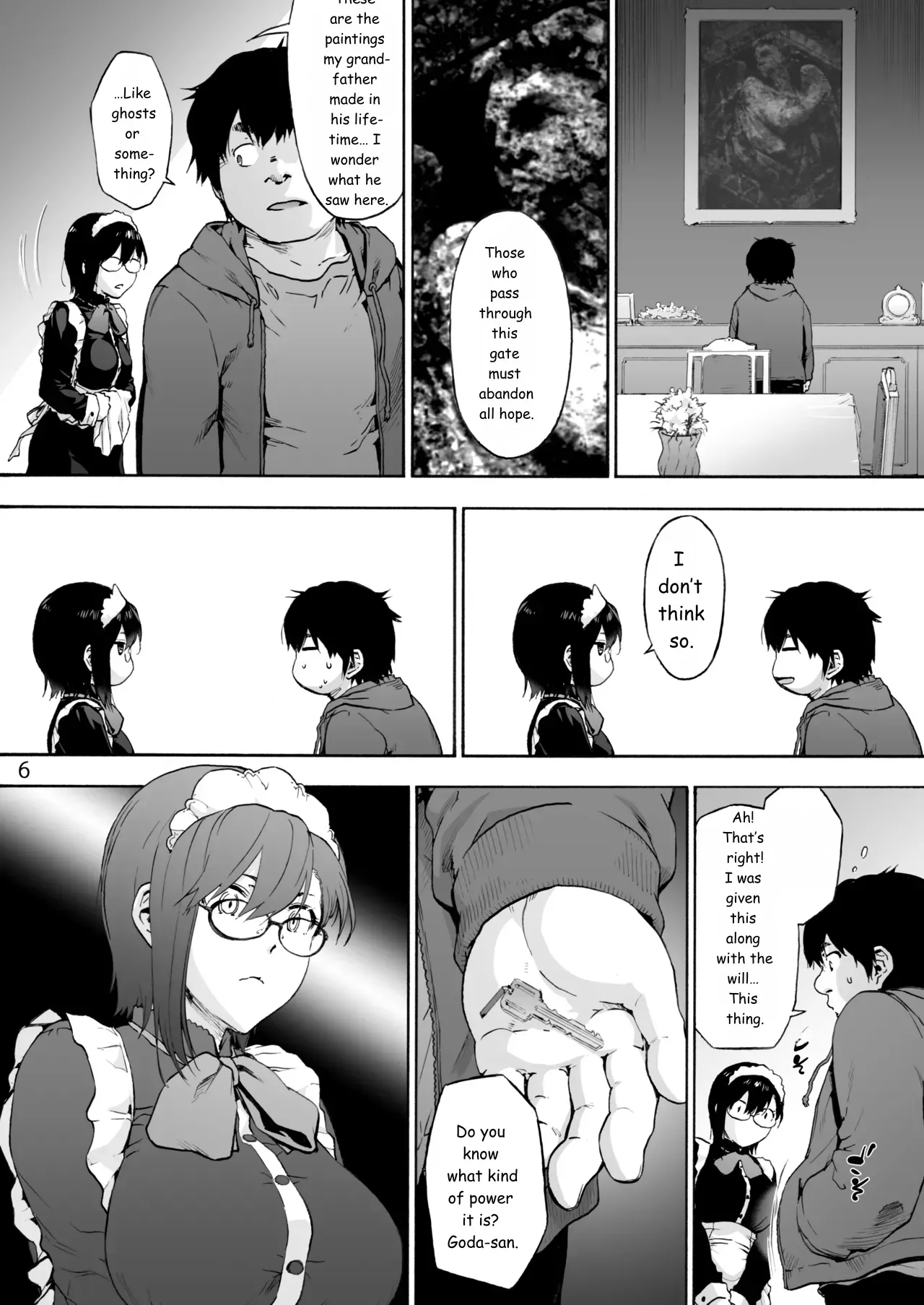 Sousou meikan Futanari Maidsan wa Seiyoku ga Tsuyoi - Page 8