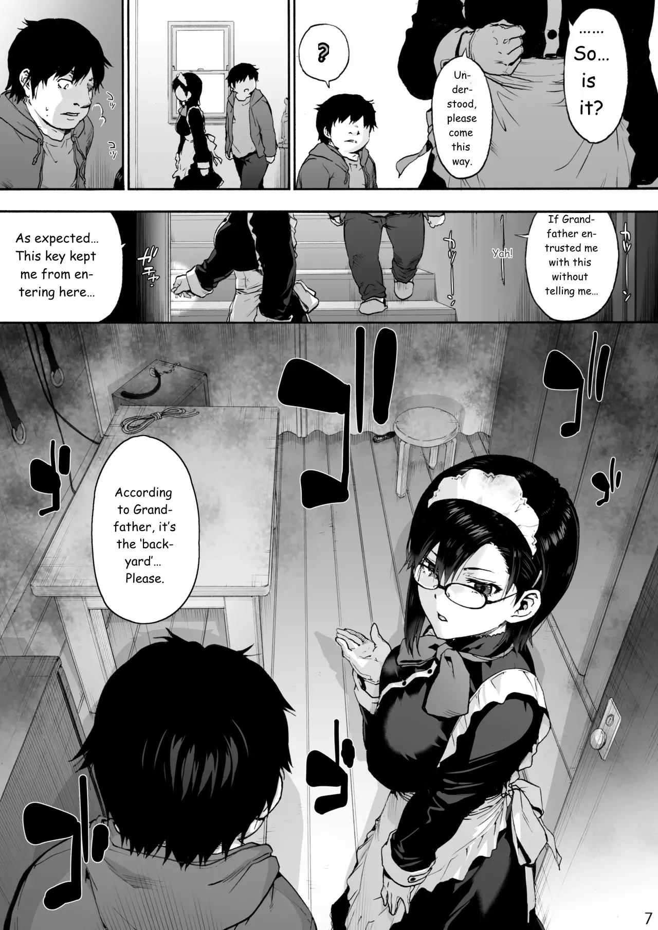 Sousou meikan Futanari Maidsan wa Seiyoku ga Tsuyoi - Page 9