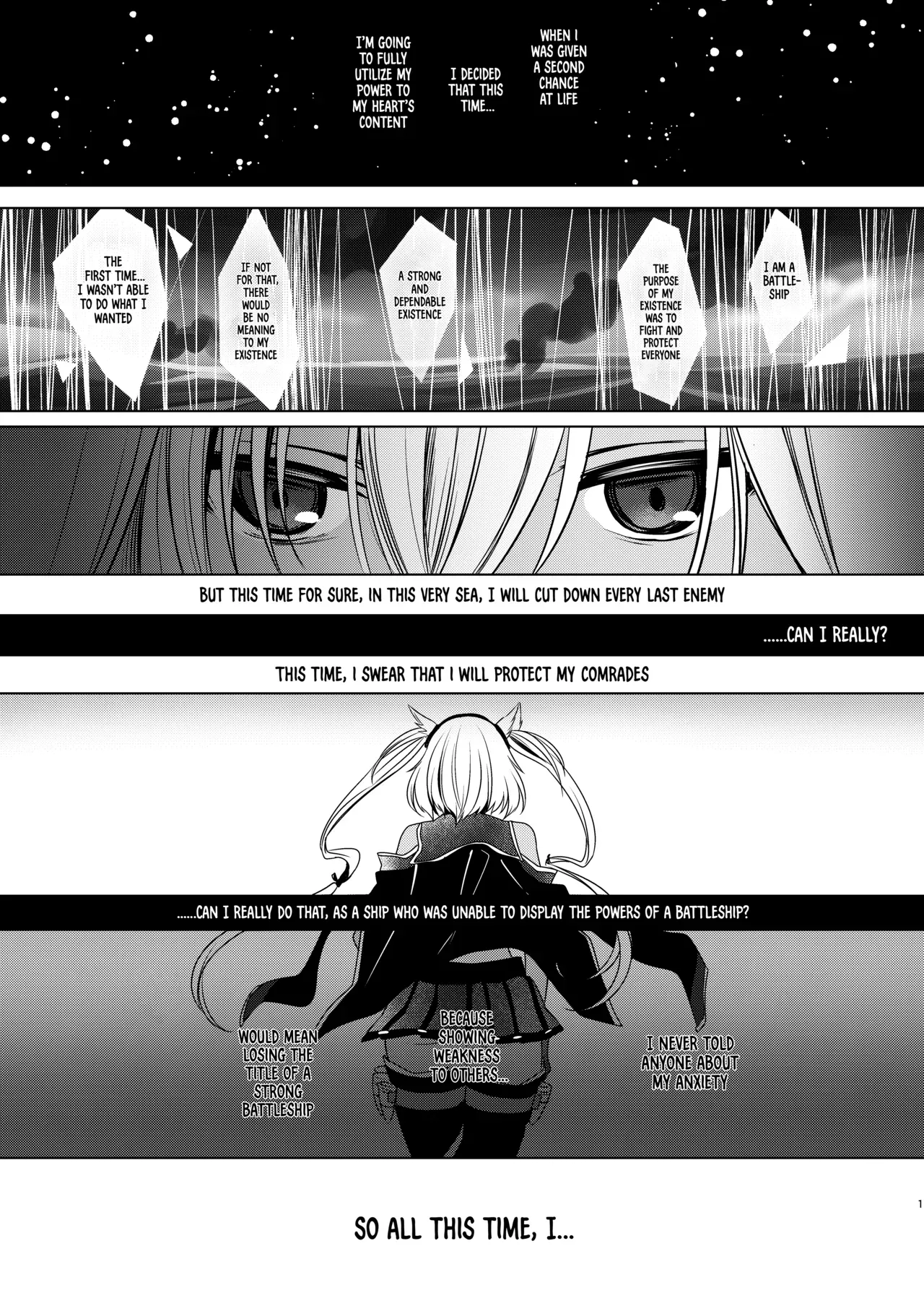 (C97) [Marochaan (Yunamaro)] Musashi-san's Nighttime Affairs: Nostalgic Uniform (Kantai Collection -KanColle-) [English] [Platinum Crown] - Page 2