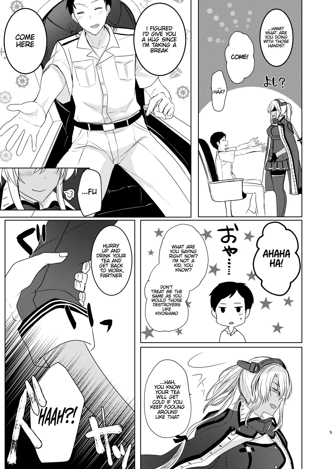 (C97) [Marochaan (Yunamaro)] Musashi-san's Nighttime Affairs: Nostalgic Uniform (Kantai Collection -KanColle-) [English] [Platinum Crown] - Page 6
