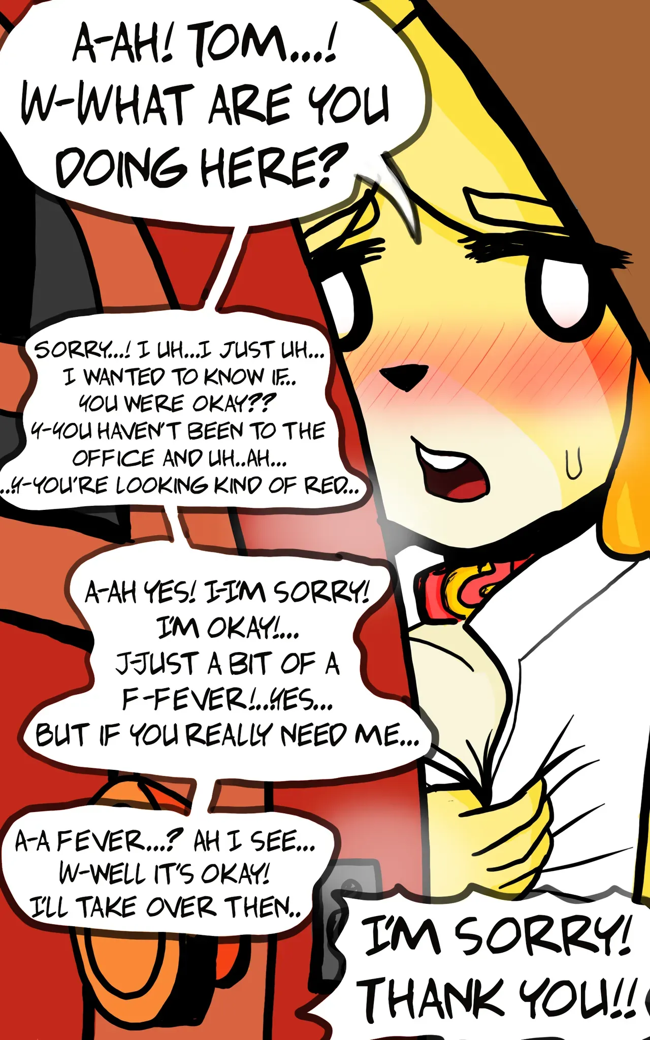 [Error404unk0wn] Isabelle's S(d)ick Day (Animal Crossing) (redo) [English] - Page 7