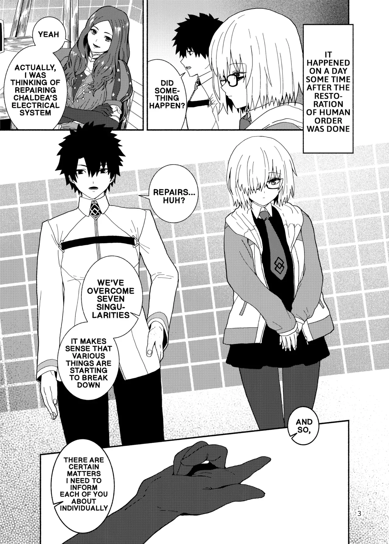 [Tsukinami Days (Kiya Hajime)] A story about Senpai and me (Fate/Grand Order) [Digital] (English) - Page 3