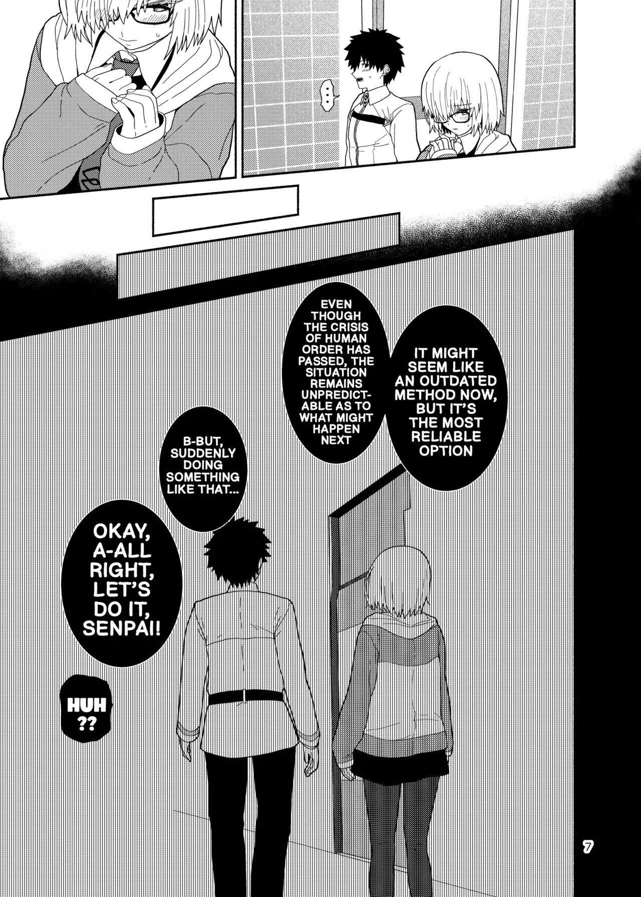 [Tsukinami Days (Kiya Hajime)] A story about Senpai and me (Fate/Grand Order) [Digital] (English) - Page 7