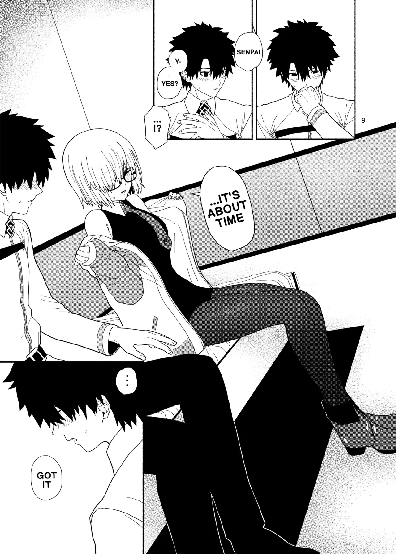 [Tsukinami Days (Kiya Hajime)] A story about Senpai and me (Fate/Grand Order) [Digital] (English) - Page 9